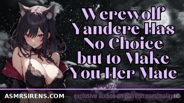 Dark Forest Encounter with Yandere Werewolf Claiming You as Mate | Erotic ASMR Roleplay