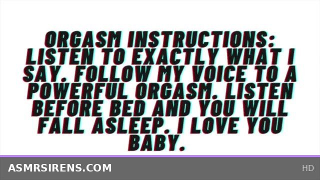 Relaxing ASMR Orgasm Guidance for Women with Consent to Enjoy Intense Pleasure