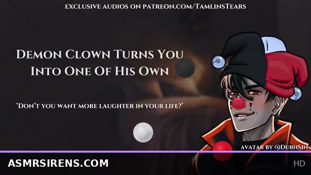 Haunted Circus Encounter: Demon Clown Transforms and Seduces You with ASMR Roleplay M4F