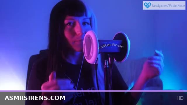 SFW ASMR session with PastelRosie teasing tingles and edging fansly egirl eargasm