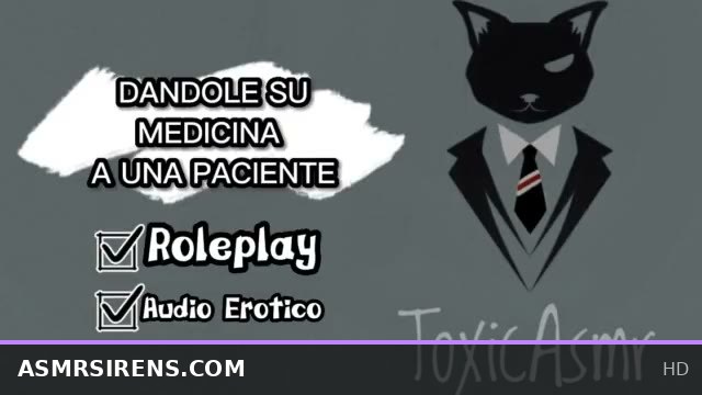 Clinic checkup with male doctor delivering erotic ASMR audio examination