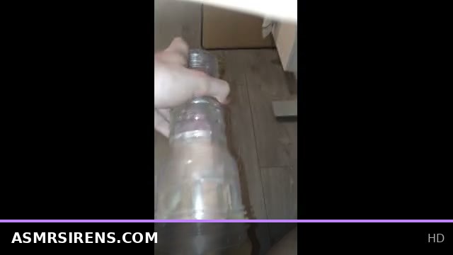 Edging with Clear Fleshlight and Loud Slurping ASMR Leading to Pulsating Cumshot