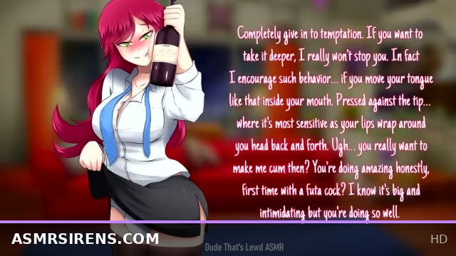 Office Encounter: Futa ASMR Coworker Gives Intense Oral Only Experience