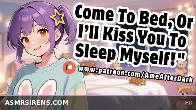 Cozy Bedroom ASMR with Girlfriend’s Sensual Kisses and Loving Cuddles for F4M