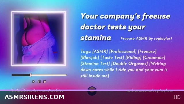 Sexual Wellness Clinic Session: Doctor Tests Your Stamina with Intense ASMR