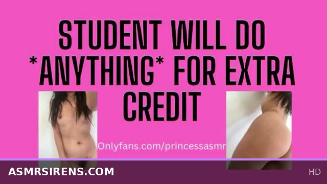 Classroom Roleplay with Student Eager for Extra Credit ASMR Audioporn