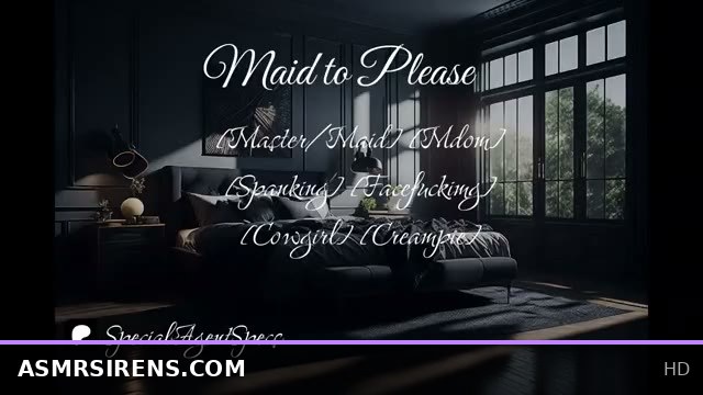 Maid Serves Her Master with Dominant Whispers in Erotic Audio for Women