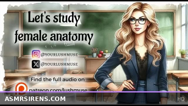 Anatomy Lesson Tonight with Erotic Female Body Audio Exploration
